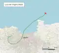 Route of Lion Air Flight 610