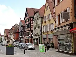 Small shops in the old town.