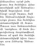 Text in Sütterlin, made with a computer in 2005