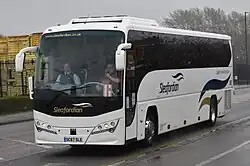 Sleafordian Coaches Volvo B8R with Plaxton Panther 3 bodywork in April 2018