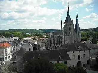 The church of Saint-Germain-d'Auxerre in Dourdan