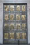 The Holy Door (North door) is opened only for great celebrations.