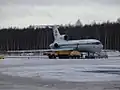 An old plane of the former Sakha Avia.