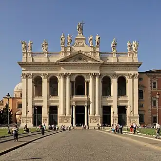 The Archbasilica of St. John Lateran in Rome is the office of the Pope as Bishop of Rome.