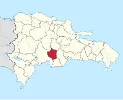 Location of the San José de Ocoa Province