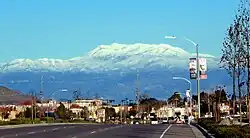 Newport Road looking east toward the San Jacinto Mountains