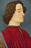 Renaissance- Portrait of Giuliano Medici by Botticelli, 1478