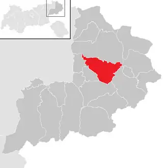 Location in the district