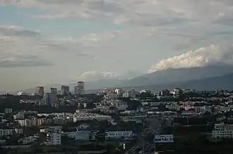 Panoramic view of Santiago