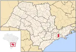 Location in São Paulo state