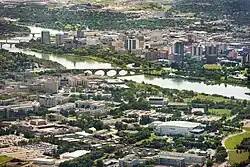 Downtown and the South Saskatchewan River