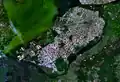The Flevopolder in the Netherlands, reclaimed from the IJsselmeer, is the largest artificial island in the world.