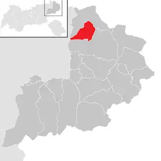 Location in the district