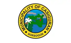 Official seal of Casiguran, Sorsogon