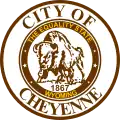 Official seal of Cheyenne, Wyoming