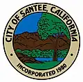Official seal of Santee, California