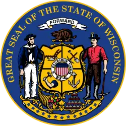 Official seal of Wisconsin