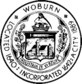 Official seal of Woburn, Massachusetts