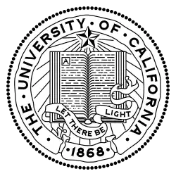 The seal of the University of California, Berkeley 1868