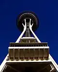 View from the bottom exof the Needle.