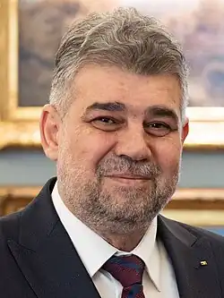 Marcel Ciolacu (age 58)(2023–2025)(age at ascension 55)