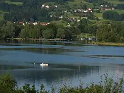 View of Auslikon as seen from Seegräben