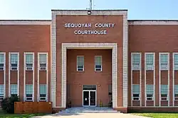 The Sequoyah County Courthouse in Sallisaw