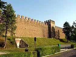 City wall in Villafranca di Verona.