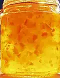 This marmalade is made from Seville oranges.