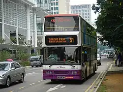 SBS Transit's Dennis Trident 3 with Duple Metsec DM5000 bodywork