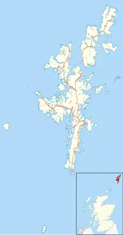 EGET is located in Shetland