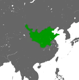 The Shun dynasty at its peak in 1644