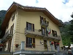 Headquarters of the community at Issime