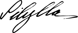 Princess Sibylla's signature