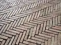 Modern pavement, in Siena