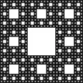 6th iteration of the Sierpinski carpet