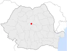 Location of Sighişoara