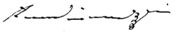 Ferdinand I & V's signature