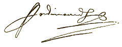 Ferdinand III's signature