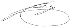 Archduke Charles, Duke of Teschen's signature