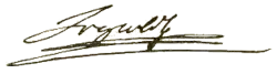 Leopold I's signature