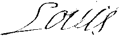 Louis I's signature
