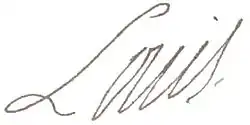 Louis XVI's signature