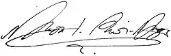 Nikola IНикола I's signature