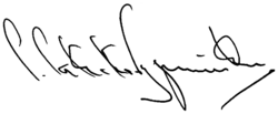 Simeon Saxe-Coburg-Gotha's signature