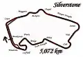 1996: with minor adjustments to the Stowe and Club corners. Lap record: Damon Hill, Williams-Renault, 1:26.875 (1996 British Grand Prix)