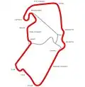 Bridge Grand Prix Circuit: Length: 5.14&nbsp;km. Before 2010 known as just 'Grand Prix Circuit'. Last modified in 2000, used for the British Grand Prix up to 2009.