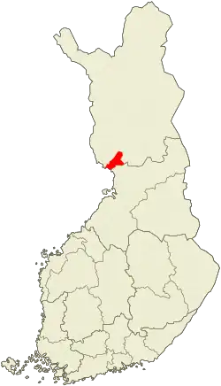 Location of Simo in Finland