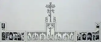 Simon Marmion, Saint Bertin Altarpiece, ca 1459, Reconstruction.