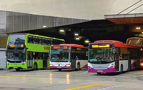 Buses can take commuters to almost any part of Singapore, even to places not reached by MRTs